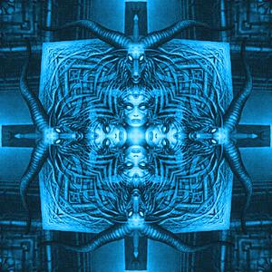 tiles - blue demons